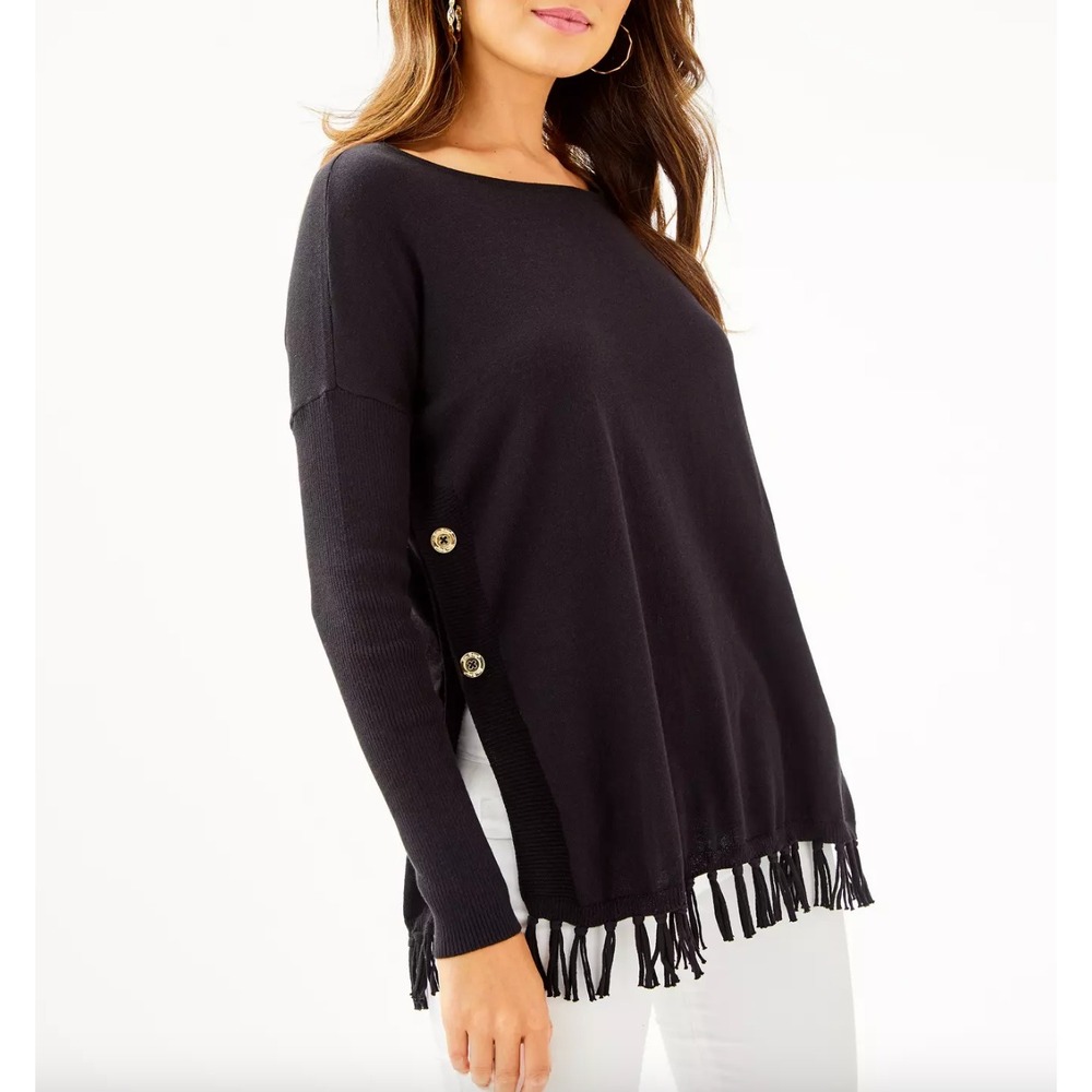 LILLY PULLITZER Ramona Fringe Sweater